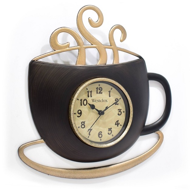 Coffee Cup Wall Clock Westclox