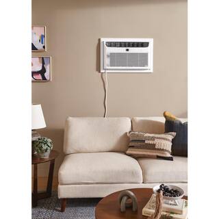 Frigidaire 8000 BTU 115-Volt Built-In Through-the-Wall Room Air Conditioner with Remote Control in White FHTC083WA1