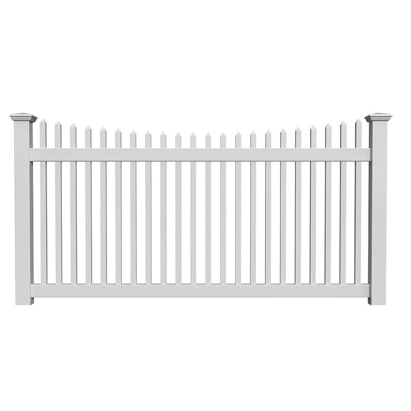 Easily Assembled Factory Directly Supply White Plastic Vinyl pvc fence panels Decorative Small Picket Fence for Garden Home