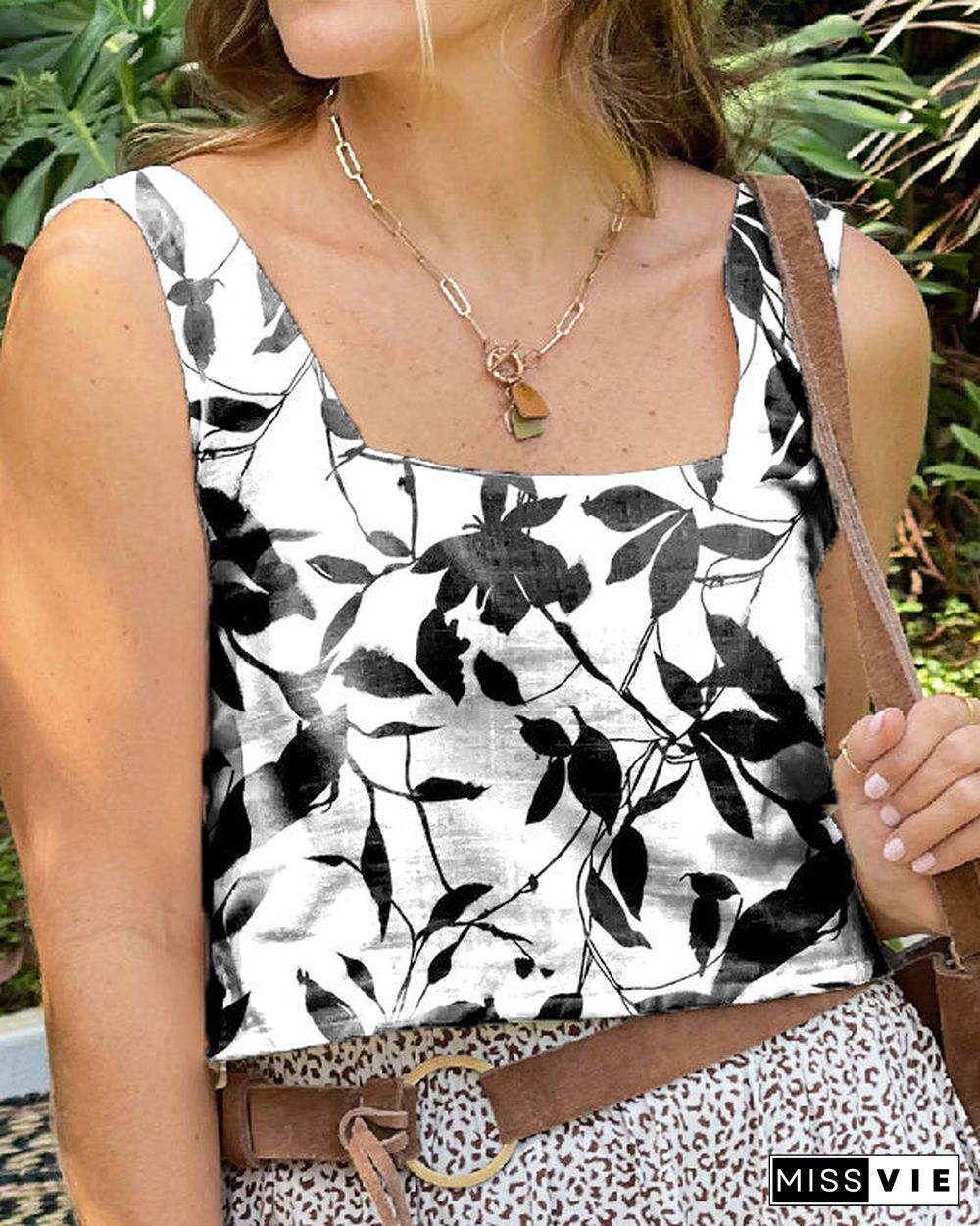 Ladies Camisole Print Vest Top