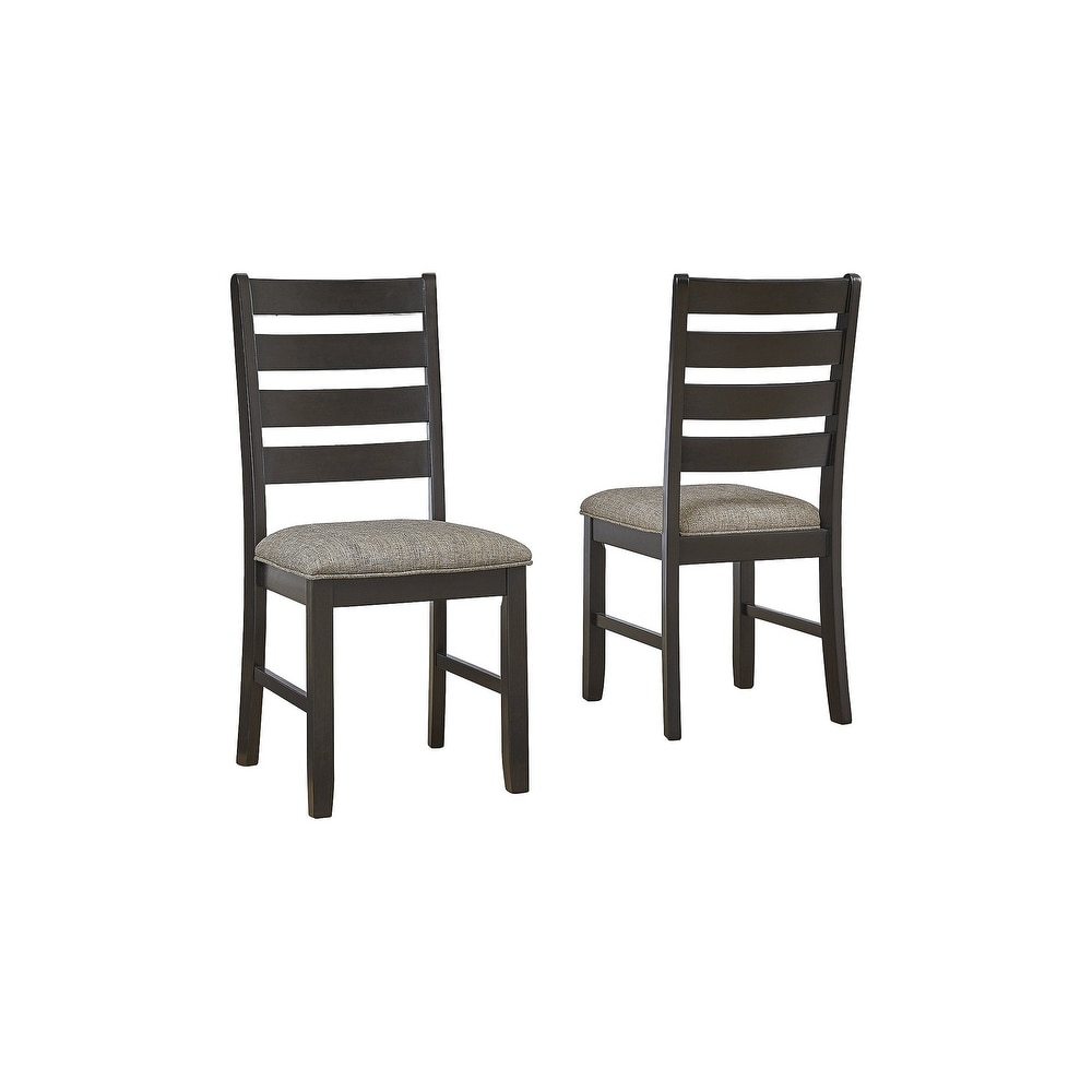 Ambenrock Light Brown/Black Dining Upholstered Side Chair  Set of 2   18\