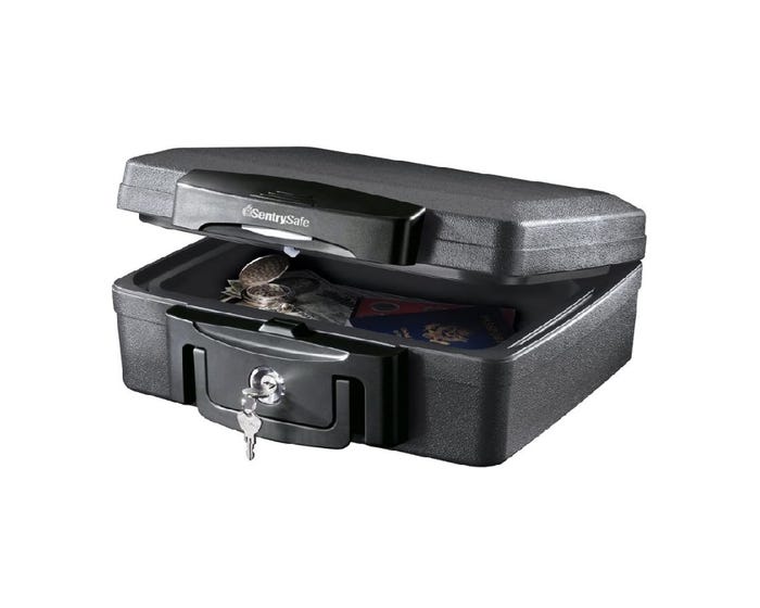 Sentry Small Waterproof Fire Chest with Key Lock - H0100