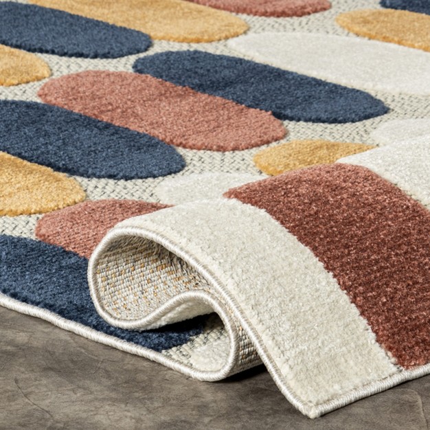 Nuloom Randi Modern Geometric Indoor outdoor Patio Area Rug