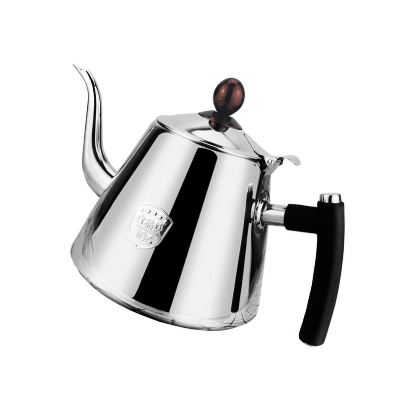 1.2L Stainless Steel Coffee Pot Teapot for Restaurant Or Home Kitchen Use - Polished