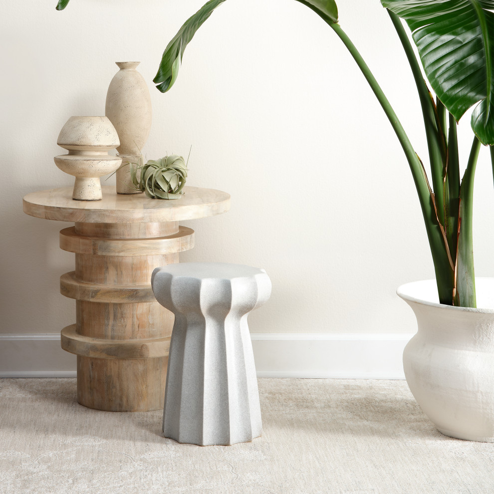 Revolve Wood Side Table   Transitional   Side Tables And End Tables   by Jamie Young Company  Houzz