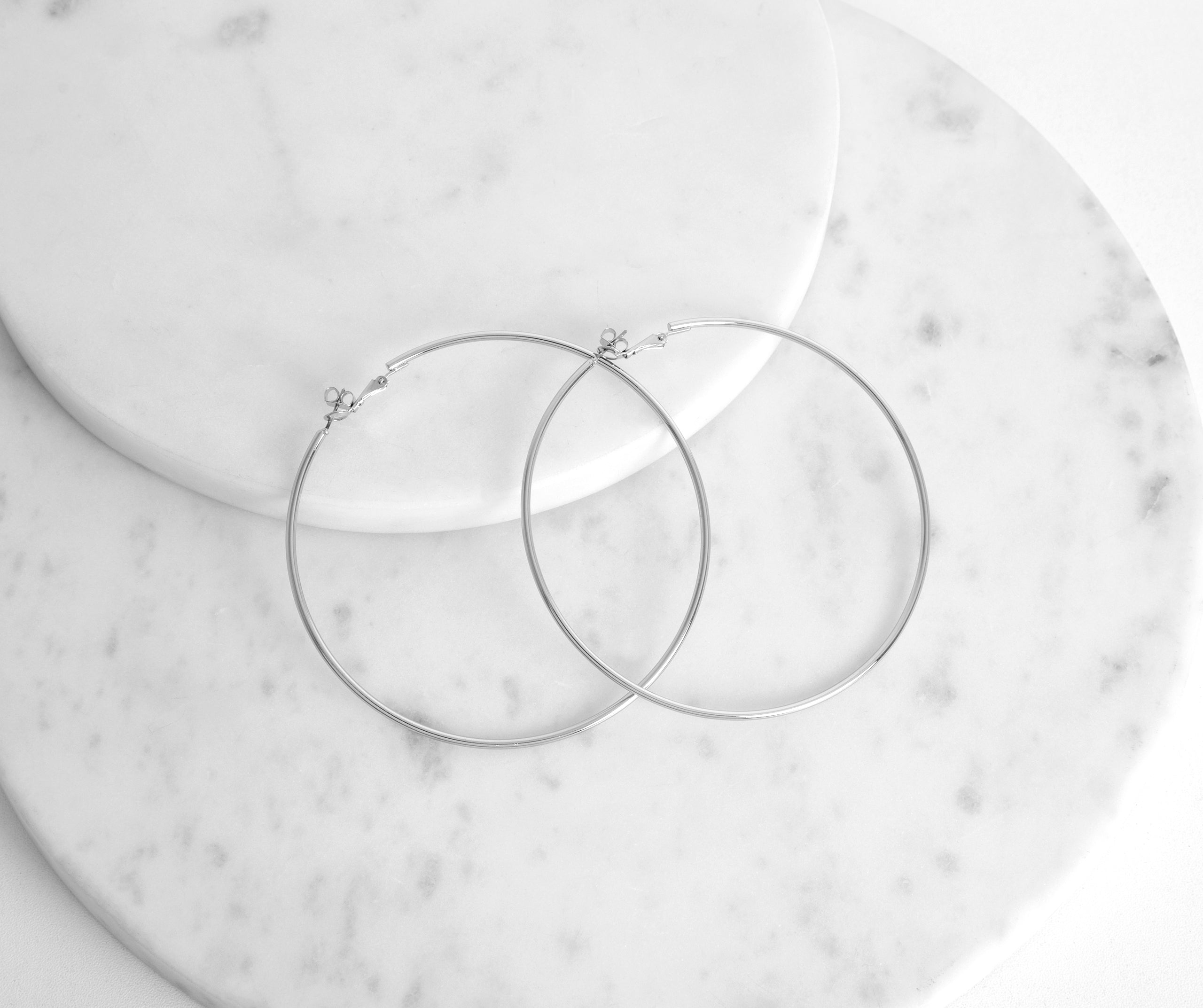 Extra Large Sleek Hoops