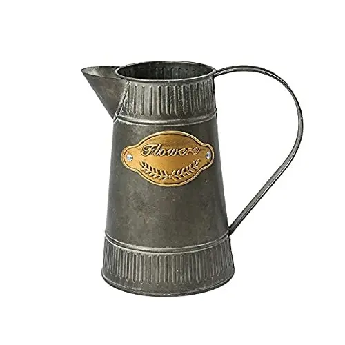 Hot sale Galvanized Metal elegant Watering Can 1 Liter Watering Pot for Outdoor Indoor House Garden Plants Use