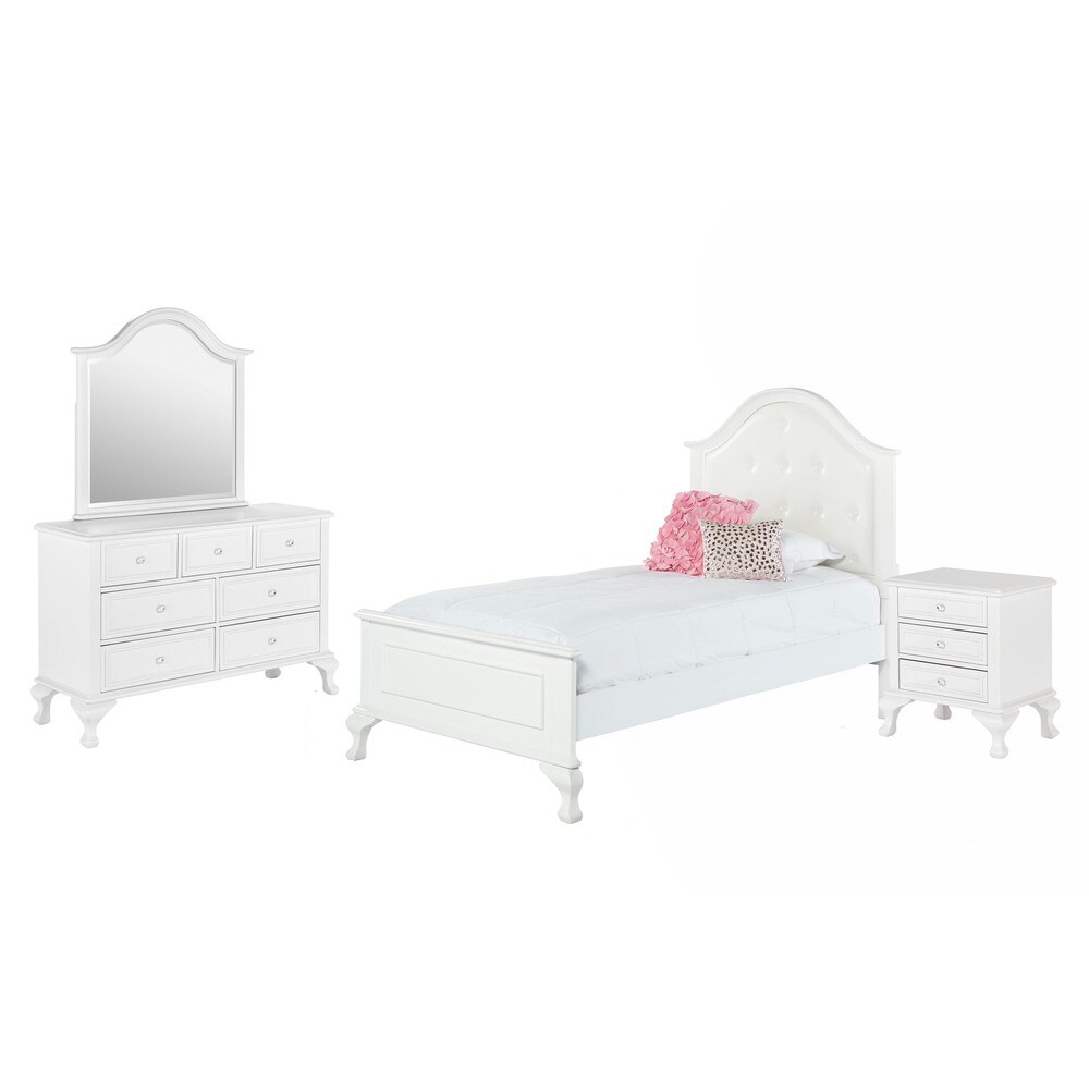 Picket House Furnishings Jenna Twin Panel 4PC Bedroom Set