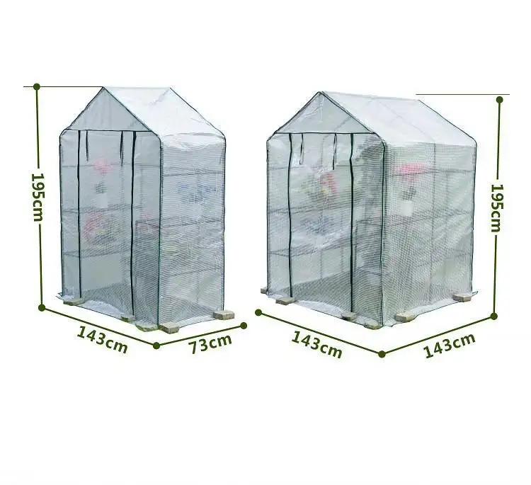 2023 From China Manufacturer  Hot Selling New Design Agricultural Small Size Independent Space Garden Greenhouses/