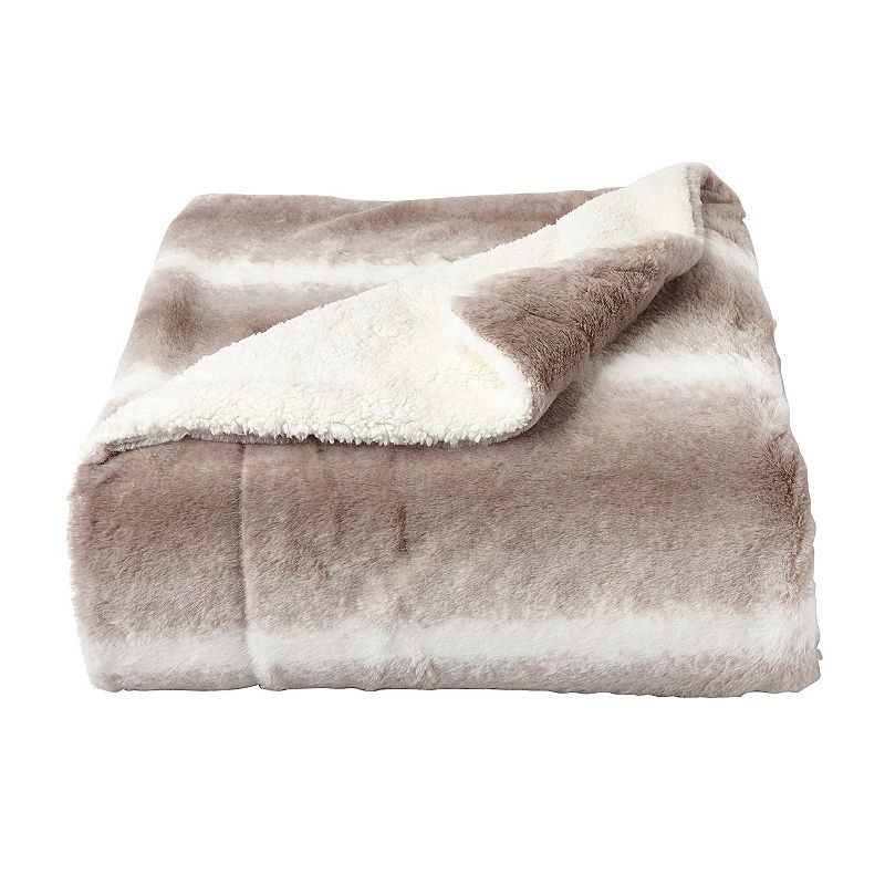 Portsmouth Home Faux Fur Throw Blanket