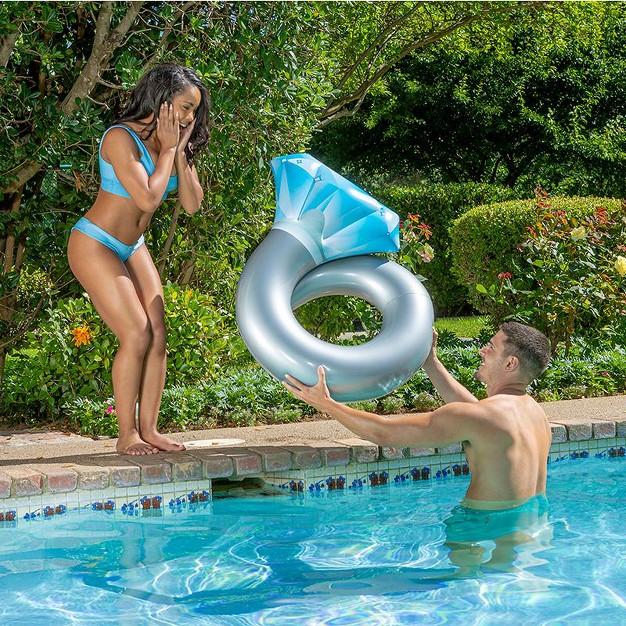 Diamond Ring Split Inflatable Swimming Pool Inner Tube