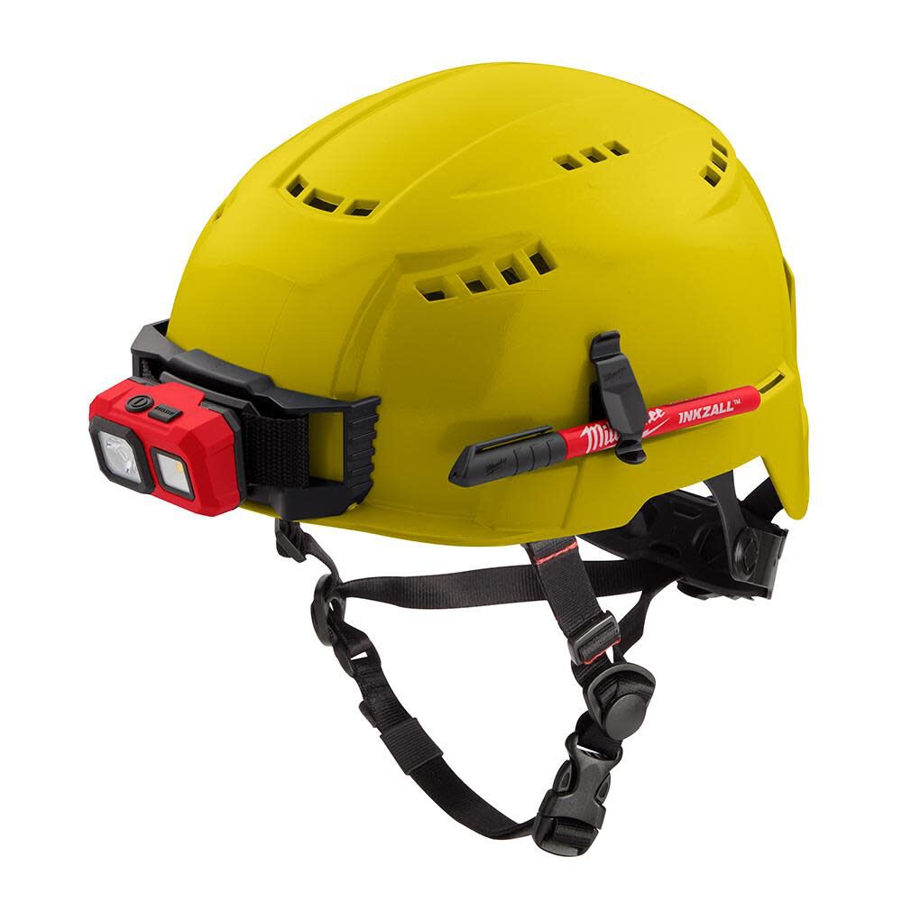 MW Yellow Vented Helmet with BOLT Class C 48-73-1302 from MW