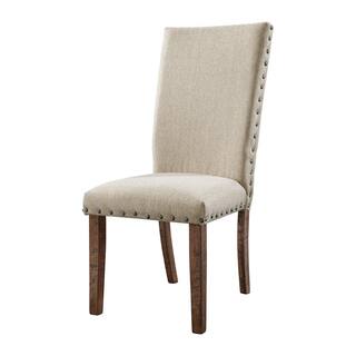 Dex Smookey Walnut Upholstered Side Chair Set DJX100SC