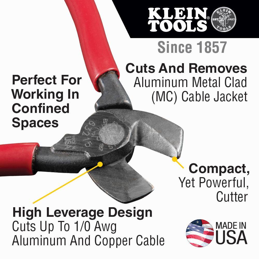 Klein Tools Compact Cable Cutter and Radial Stripper Tool Set (2-Piece) M2O41191KIT