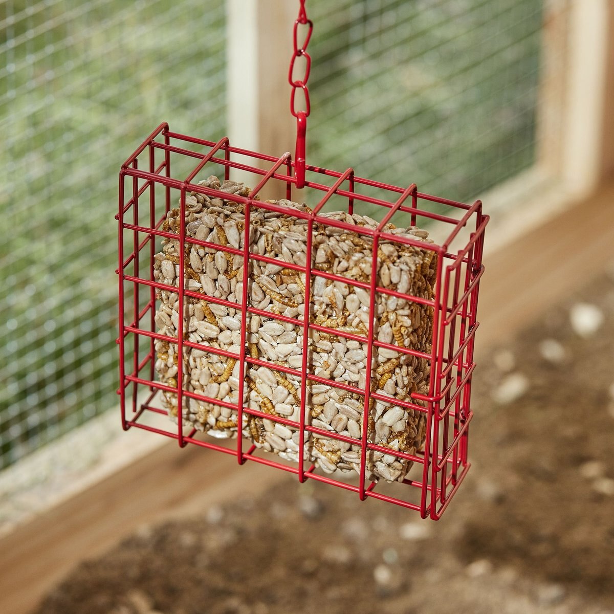 Happy Hen Treats Mealworm and Sunflower Chicken Treat Square