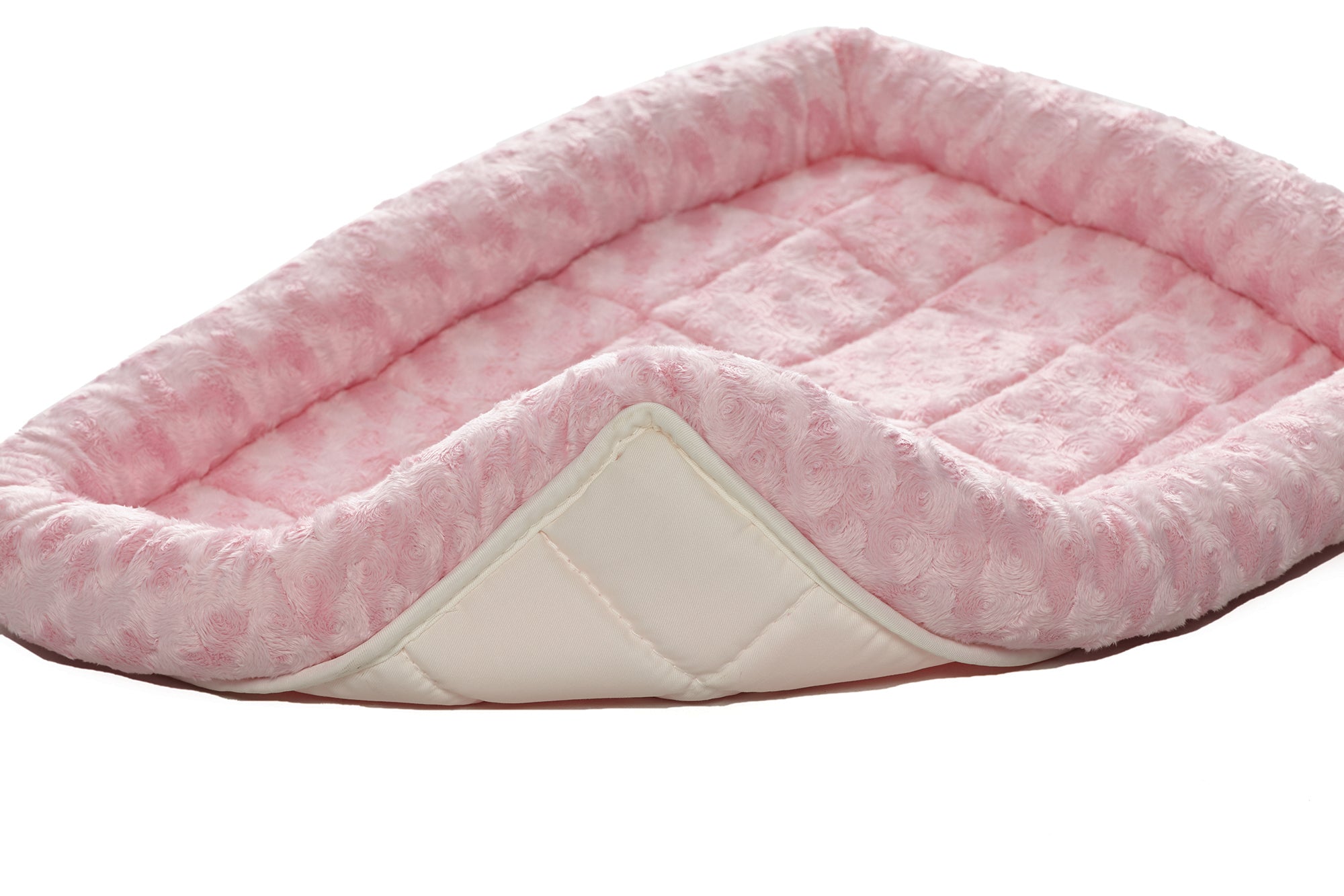 MidWest QuietTime Pet Bed & Dog Crate Mat, Pink, 24