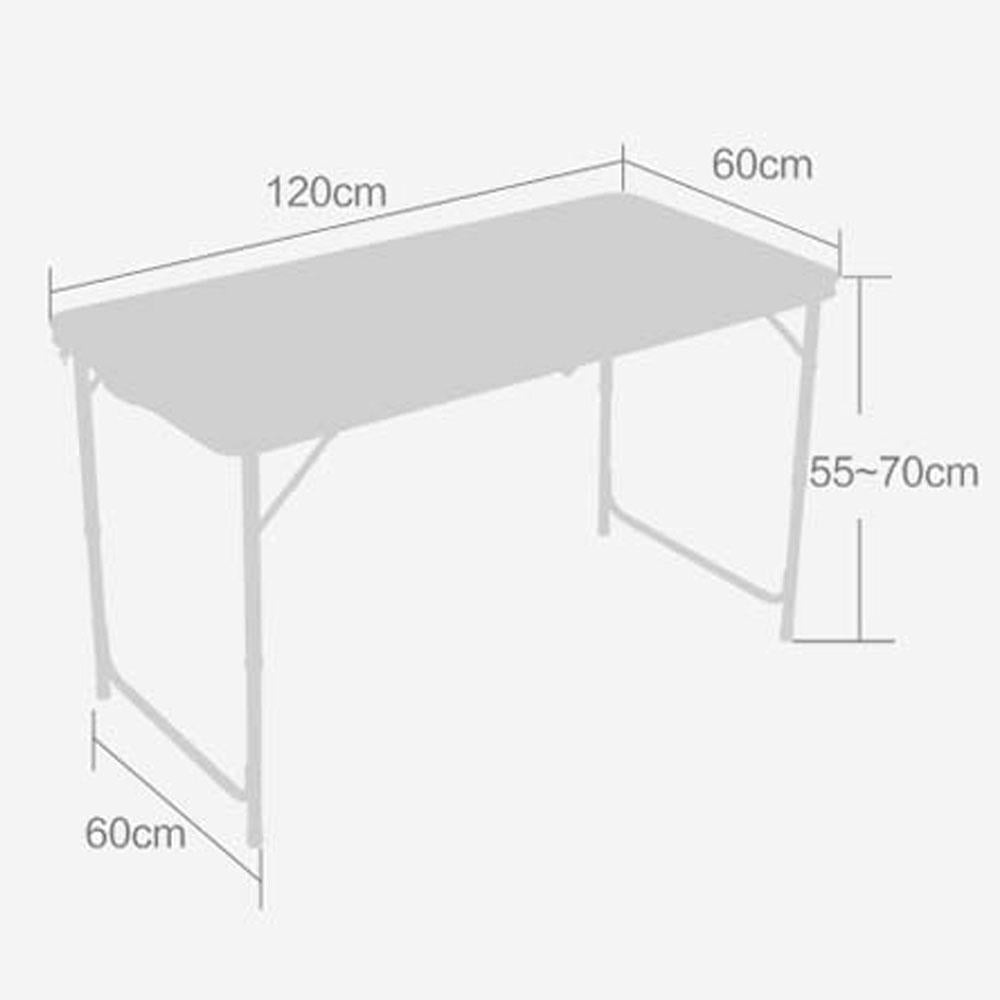 Ubesgoo Aluminum Folding Table 4' Portable Outdoor Picnic Camping Table Party Wedding