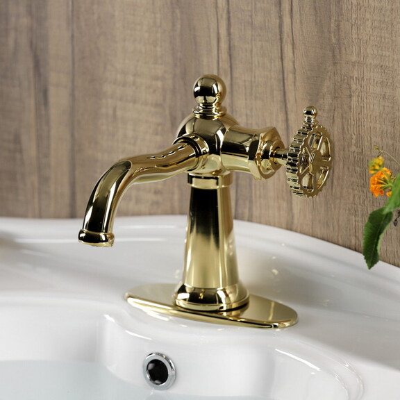 Kingston Brass KSD3542CG Fuller Single Handle Bath...