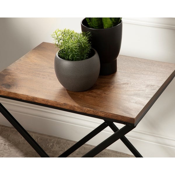 Kate and Laurel Laraway Folding Side Table