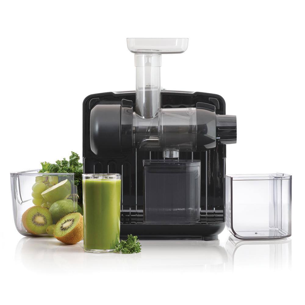 Omega Cold Press Matte Black 365 Masticating Slow Juicer with On-Board Storage JCUBE2MB13