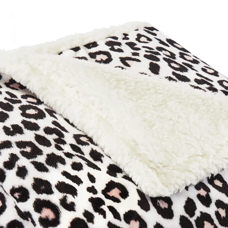 Betsey Johnson Leopard Throw Blanket