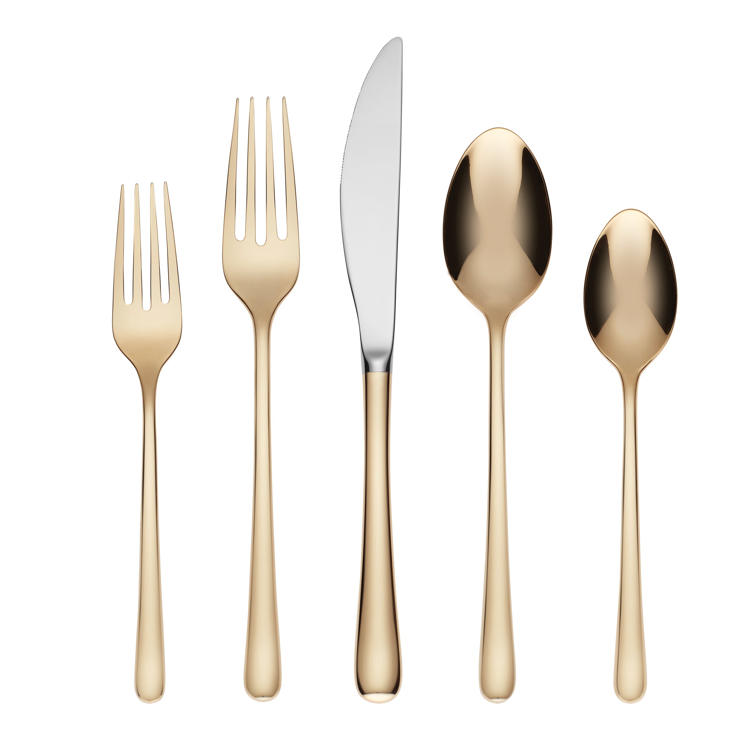 Samantha Gold 18/10 5-Piece Place Setting