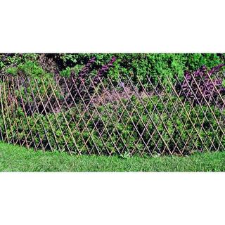 MGP 72 in. L x 48 in. H Willow Expandable Trellis Fence Set WFF-48-1