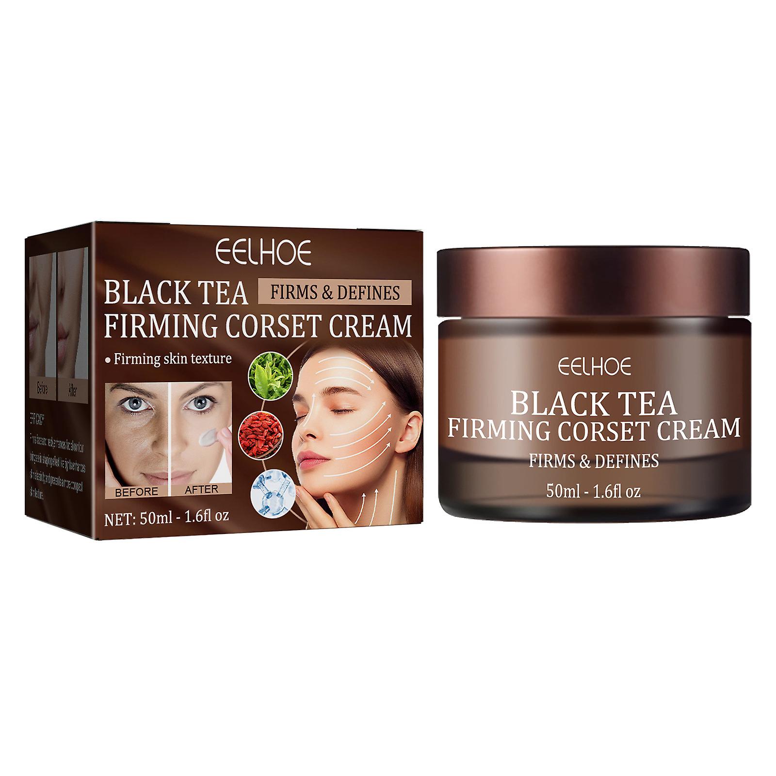 Black Tea Firming Cream Hydration Rejuvenation Firming Of Facial Skin Anti-wrinkle Shrinkage Pore Lifting