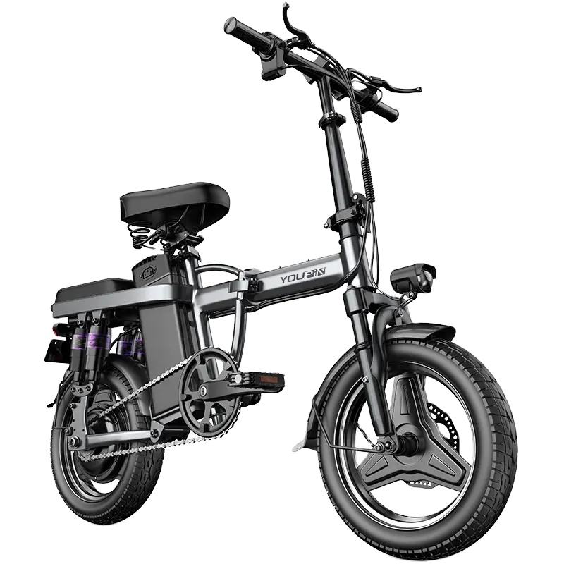 2023 hot sell foldable e bike Folding 14 inch classic design Adults Foldable Electric Bike dirt ebike