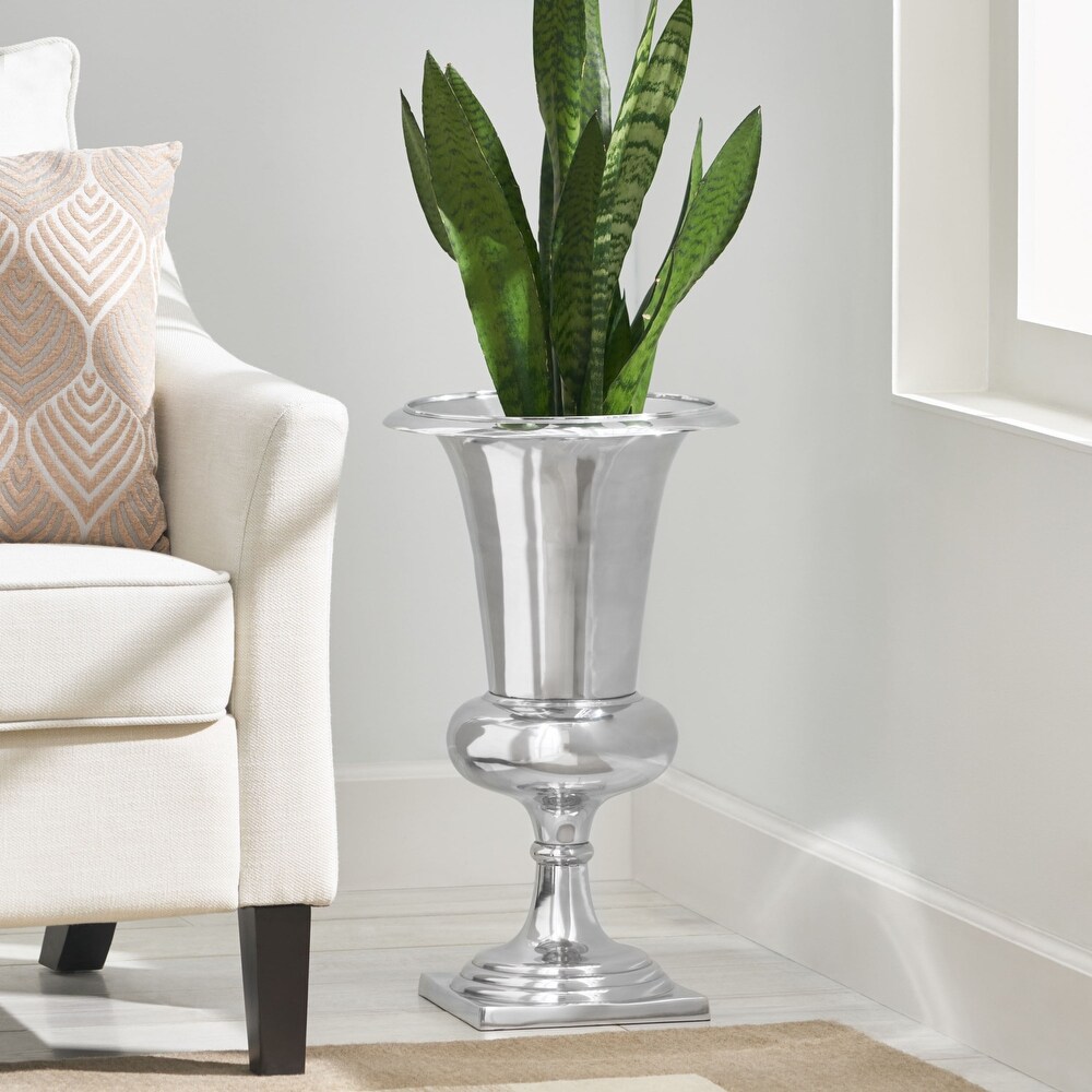 edonia Indoor Aluminum Handcrafted Planter by Christopher Knight Home