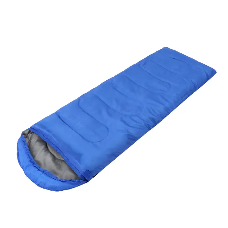 Wholesale outdoor travelling sleeping bags cheap human shape liner cotton emergency hiking camping sleeping bag