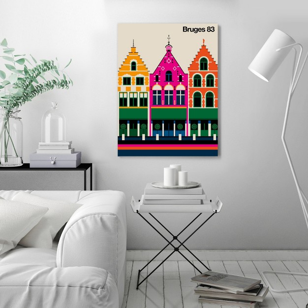 Americanflat Mid Century Modern Wall Art Room Decor Bruges 83 By Bo Lundberg