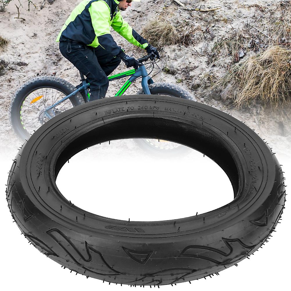 Rubber Mountain Bike Inflatable Outer Tyre 57and#8209;203 Black Bicycle Tire Replacement Accessory