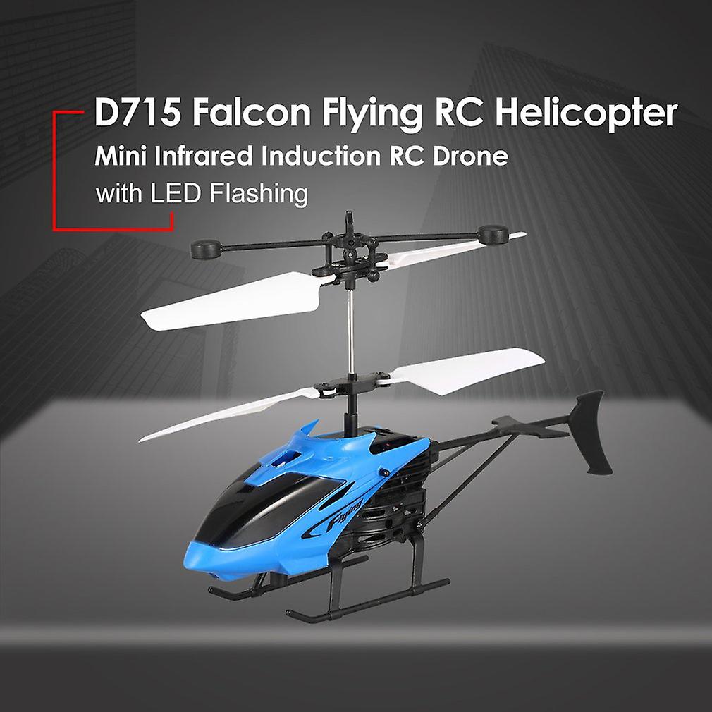 D715 Flight Mini Rc Infrared Induction Helicopter Aircraft Usb Charge Led Flashing Light Rc Remote Control Helikopter Kids Toys