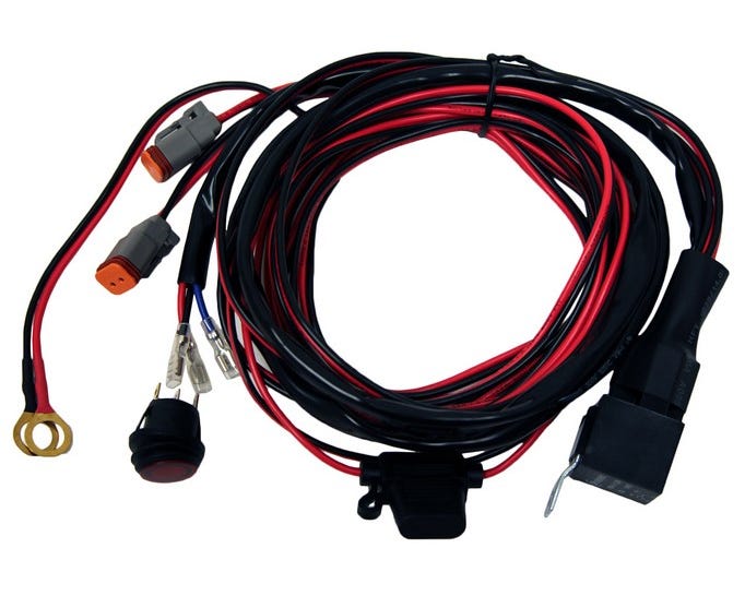 Rigid Industries Wire Harness for Pair of D2 Lights - 40196