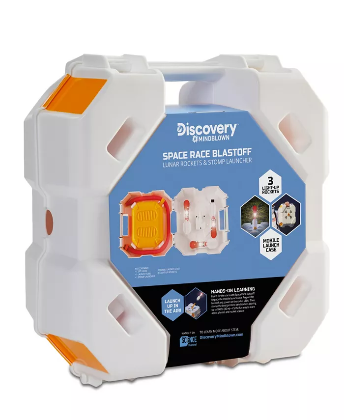 Discovery #MINDBLOWN Space Blastoff Rockets and Stomp Launcher Set