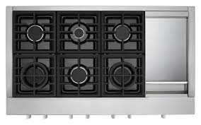 KitchenAid KCGC558JSS 483939 6Burner CommercialStyle Gas Rangetop with