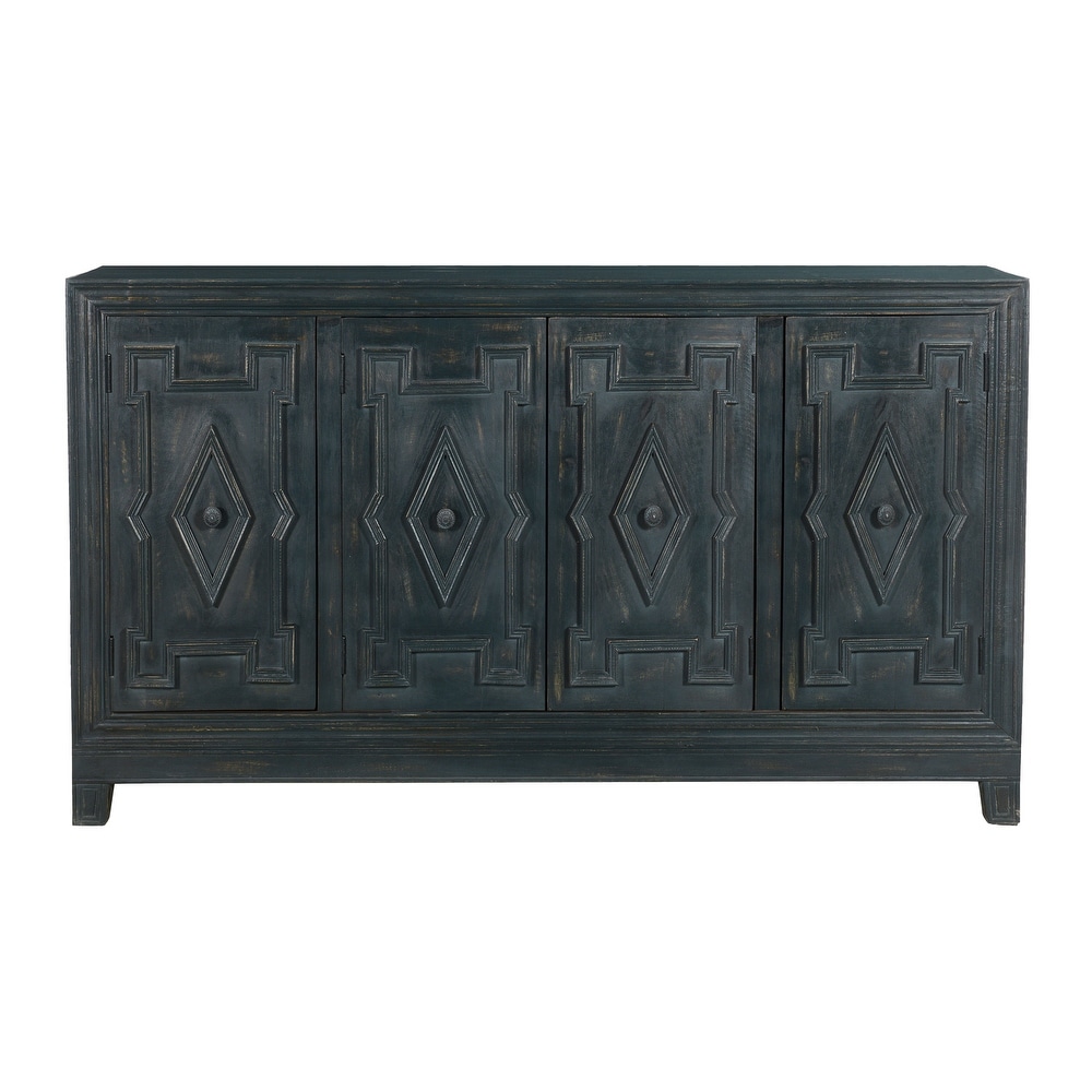 Aubrey 4 Door Diamond Sideboard   66\