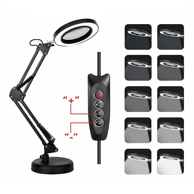 5X Magnifying Usb Reading Lamp Desk Table Salon Tattoo Clamp Light