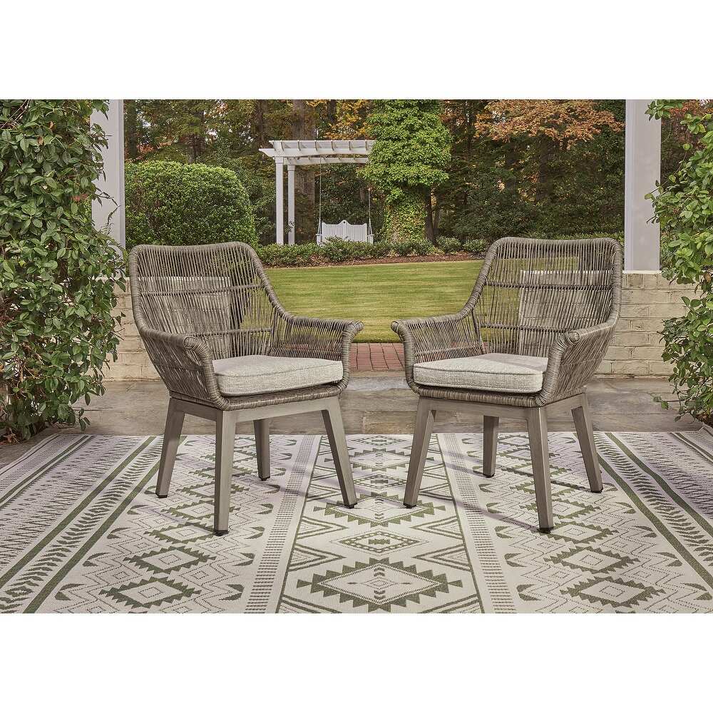 Signature Design by Ashley Beach Front Beige 5 Piece Outdoor Package   42\