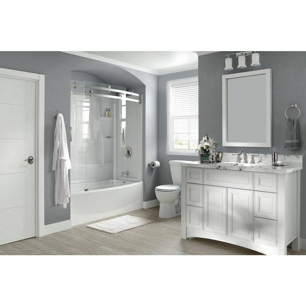 Delta Classic 400 Curve 60 in. x 30 in. Soaking Bathtub with Right Drain in High Gloss White 40114R