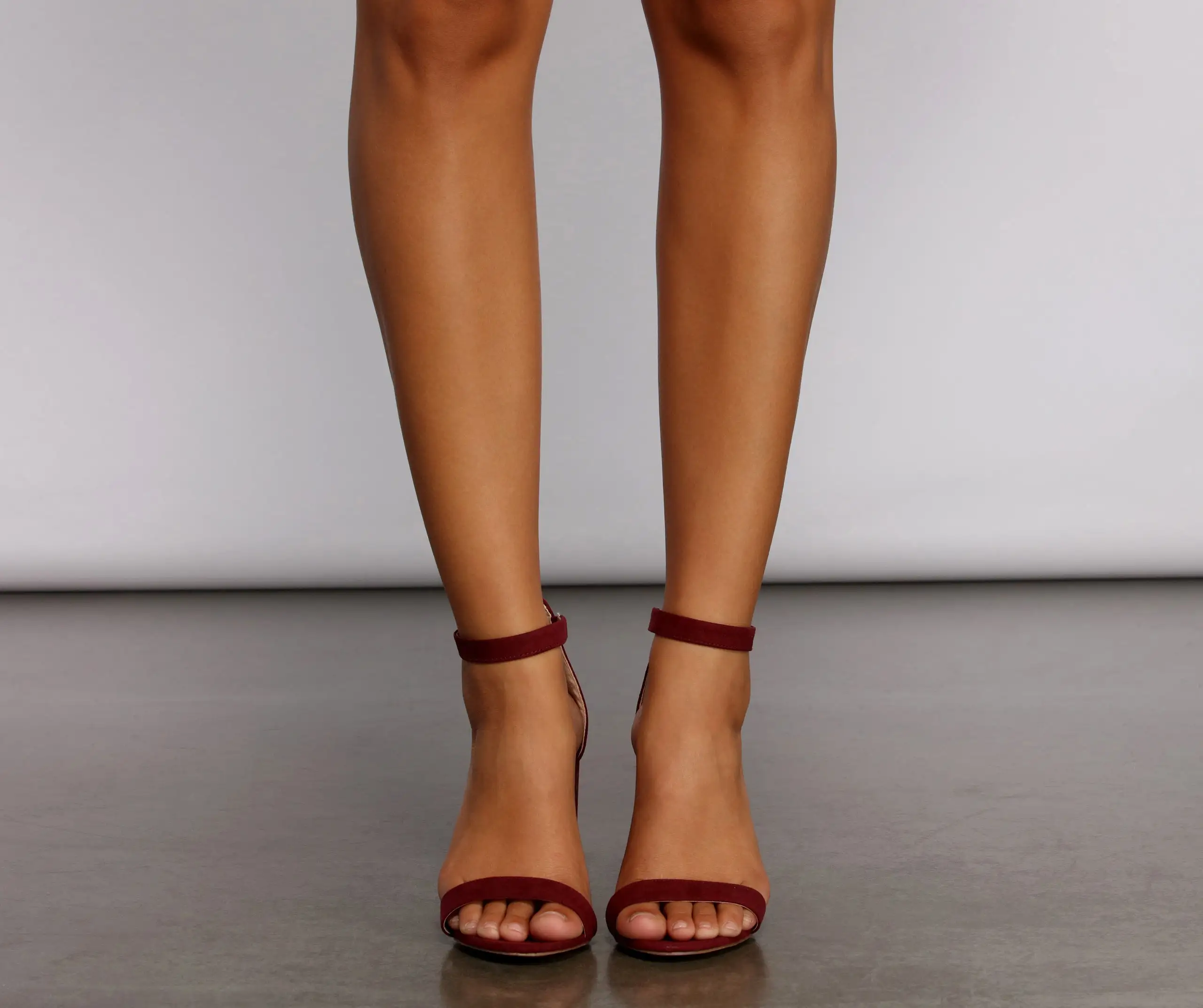 Basic Zip-Up Block Heels