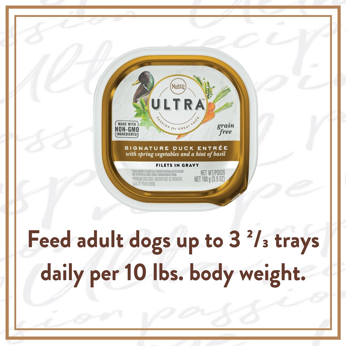 Nutro Ultra Grain-Free Filets in Gravy Signature Duck Entree Adult Wet Dog Food Trays