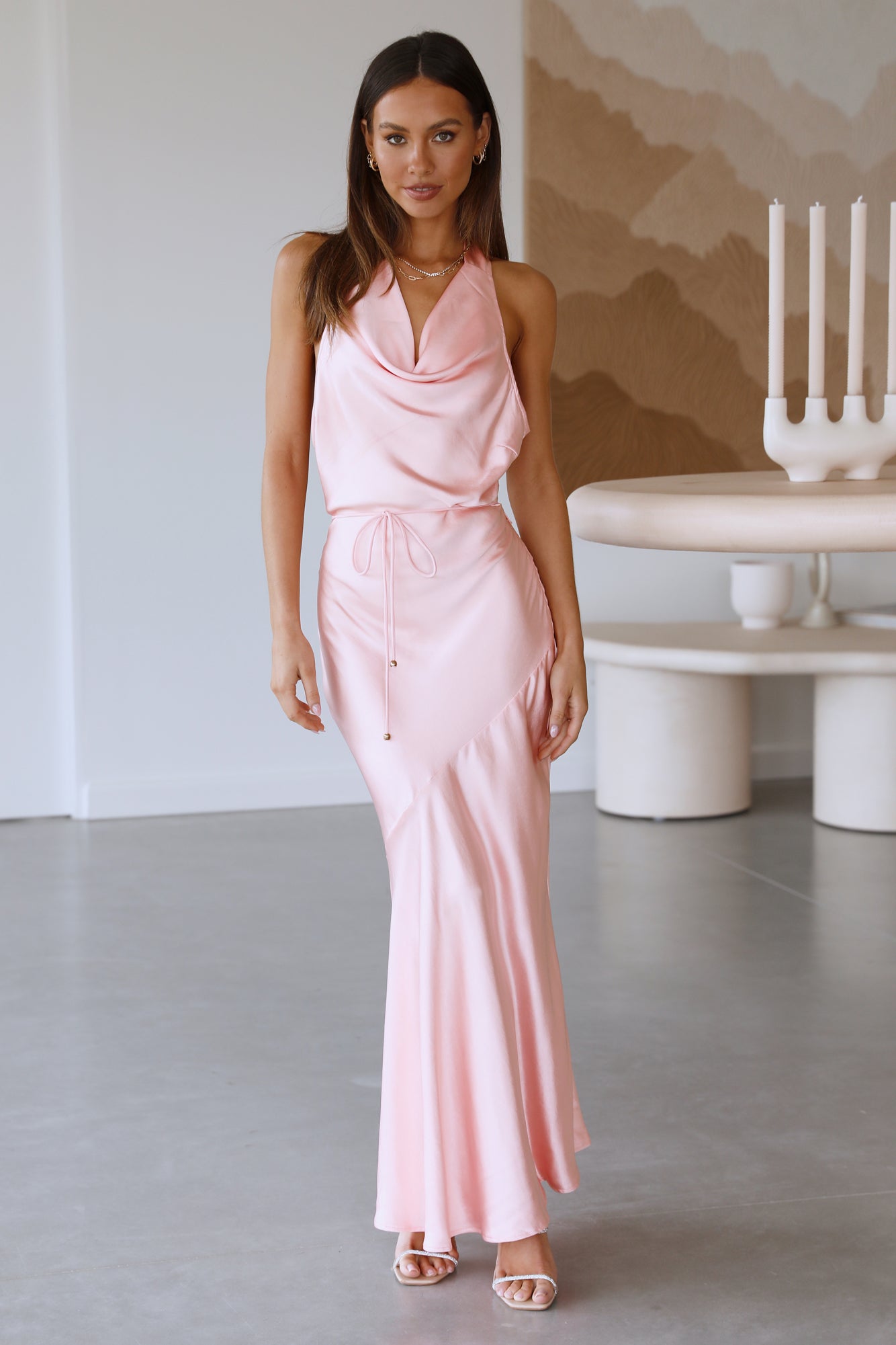 Storybook Ending Maxi Dress Light Pink