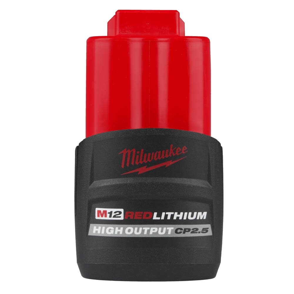 Milwaukee M12 REDLITHIUM HIGH OUTPUT CP2.5 Battery Pack 48-11-2425 from Milwaukee