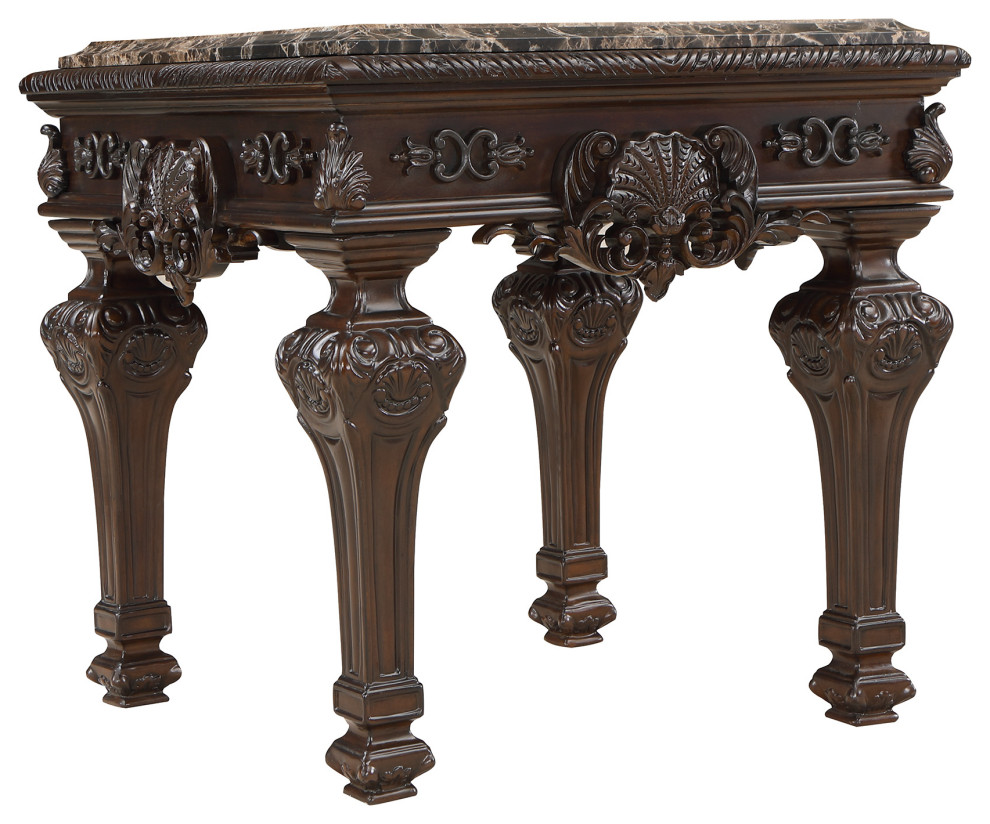 Traditional Living Room Coffee Table and End Table  2 Piece Set   Victorian   Coffee Table Sets   by Furniture Import  ampExport Inc.  Houzz