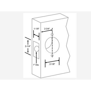 Taco LSV Saturn Standard Duty Brushed Chrome Grade 2 Commercial Cylindrical Storeroom Door Handle with Lock DL-LSV80-US26D