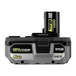 RYOBI ONE+ HP 18V HIGH PERFORMANCE Lithium-Ion 6.0 Ah Battery (2-Pack) with FREE 2.0 Ah Battery (2-Pack) PBP2007-PBP2006