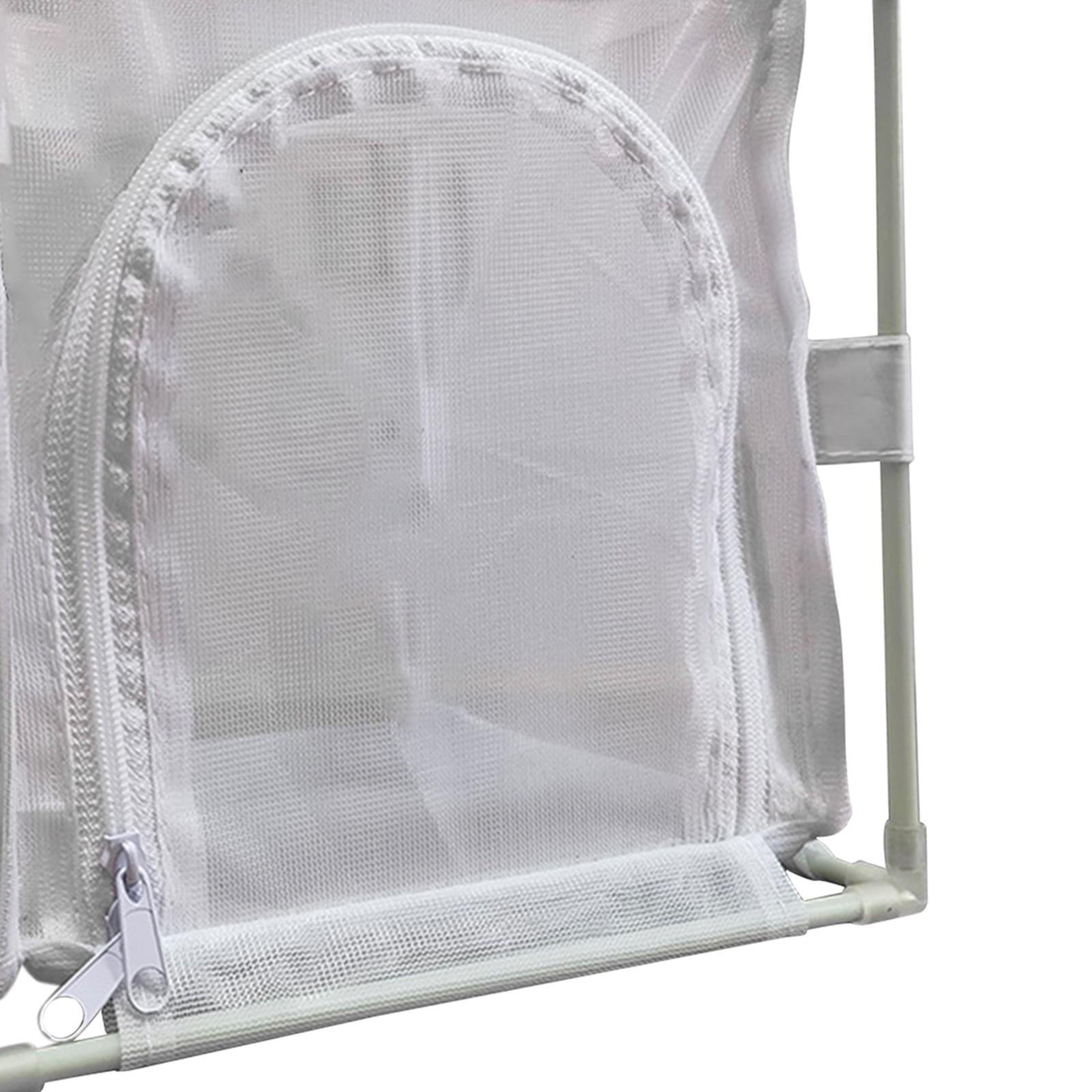 Net Cage Reusable Foldable Observation Cage Multi Use Butterfly Habitat Barrier Zipper