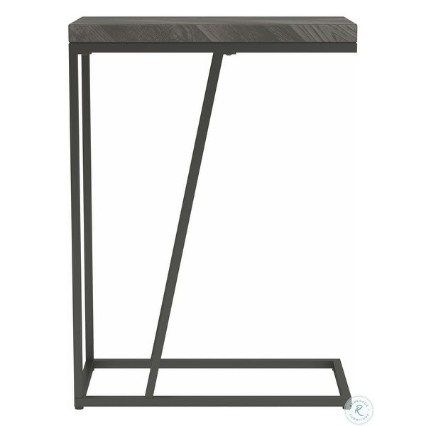 Contemporary Modern Design Rustic Grey Accent Snack Table